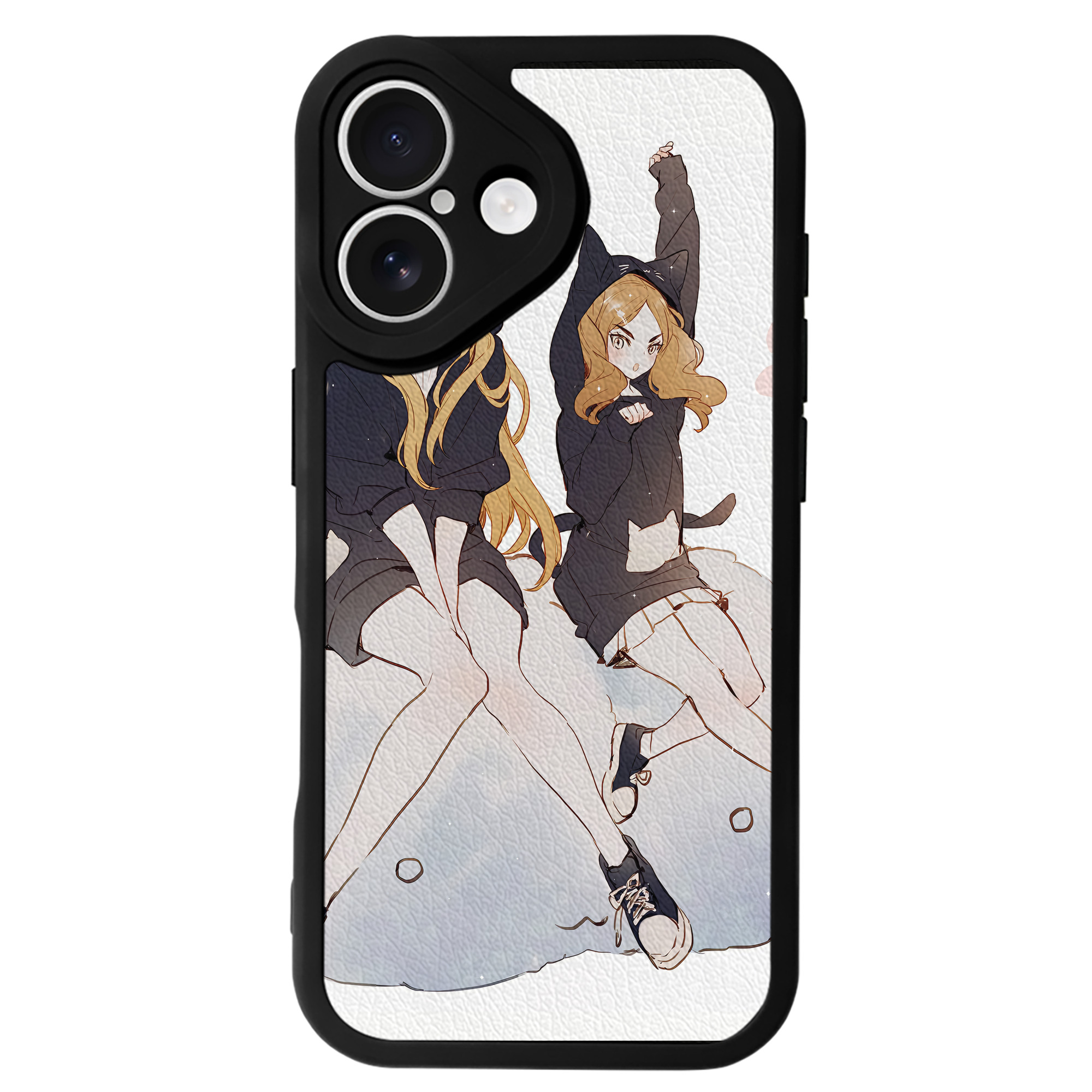 （画像用） ハイキュー!! Haikyu!! 【iPhone 16シリーズ対応】シリコンスマホケース（レザー調） 材質：シリコン